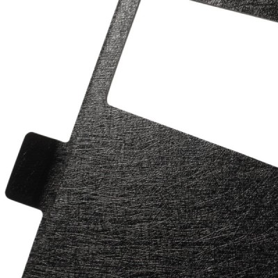 Samsung Galaxy A3 2015 (A300F) view window atverčiamas juodas dėklas / Priedai.lt