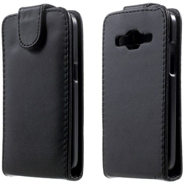 Klasisks atvēramais maciņš - melns (Galaxy Core Prime)