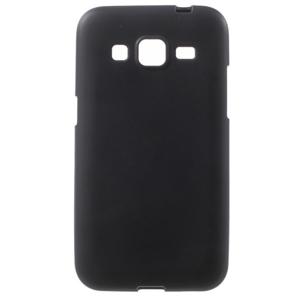 Cieta silikona (TPU) apvalks - melns (Galaxy Core Prime)