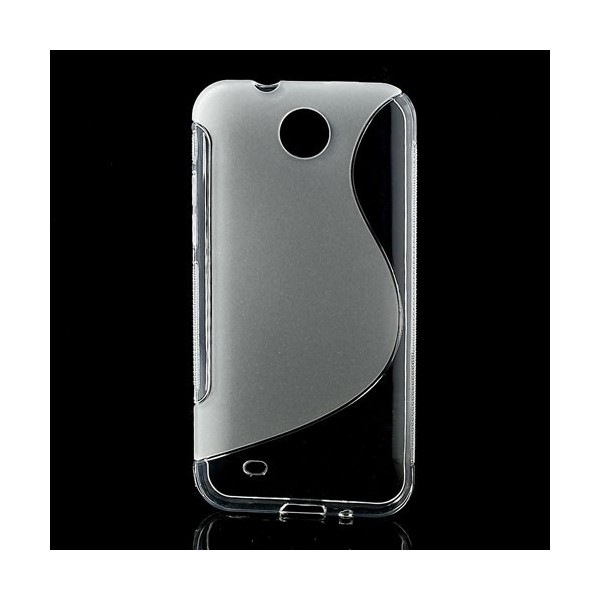 Cieta silikona futrālis - dzidrs (Desire 300)