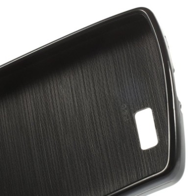 LG F60 (D390) cieta silikona (TPU) melns apvalks / vacins.lv