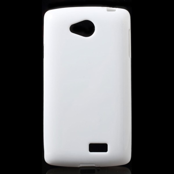 Cieta silikona (TPU) apvalks - balts (F60)