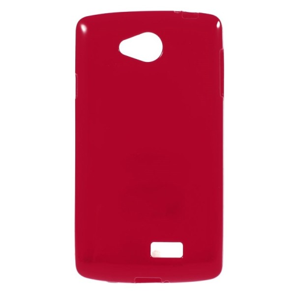 Kieto silikono (TPU) dėklas - raudonas (F60)