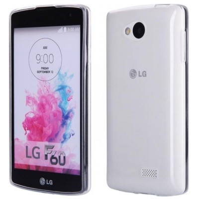 LG F60 (D390) dzidrs (caurspīdīgs) cieta silikona TPU pasaulē planākais apvalks / Vacins.lv