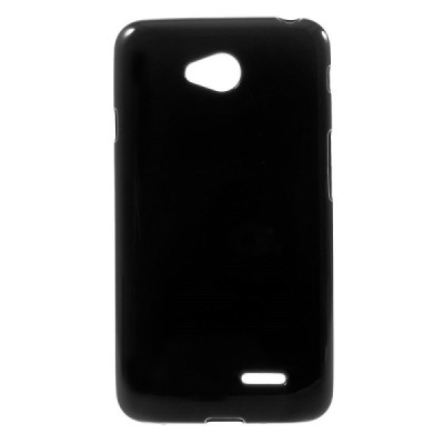 LG L65 kieto silikono TPU juodas dėklas - nugarėlė / Priedai.lt