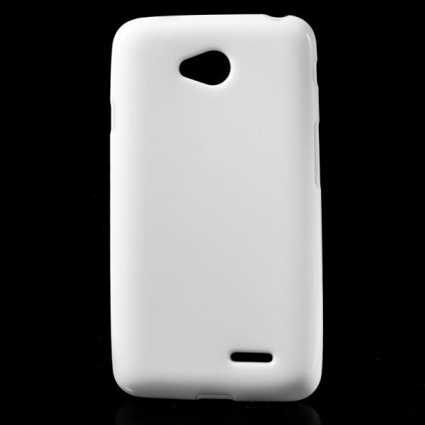 Kieto silikono (TPU) dėklas - baltas (L65)