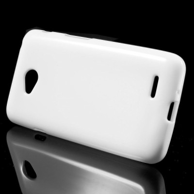 LG L65 kieto silikono TPU baltas dėklas - nugarėlė / Priedai.lt