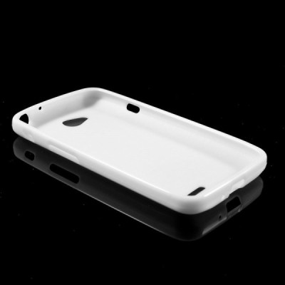 LG L65 kieto silikono TPU baltas dėklas - nugarėlė / Priedai.lt