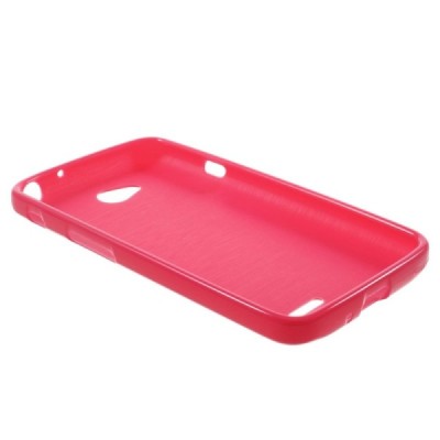 LG L65 kieto silikono TPU raudonas dėklas - nugarėlė / Priedai.lt