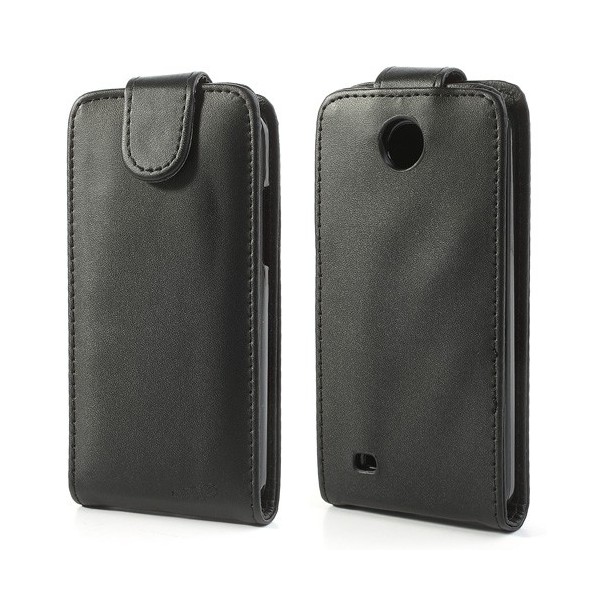 Klasikinis atverčiamas juodas dėklas (Desire 300)