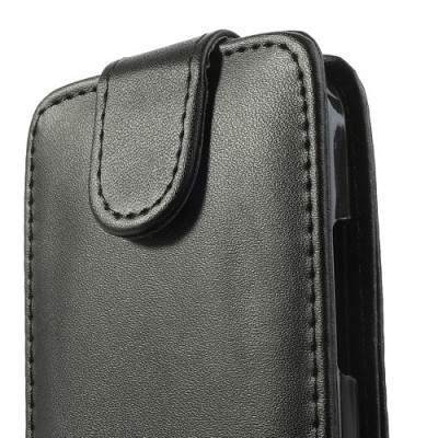 Klasikinis atverčiamas HTC Desire 300 juodas dėklas / Priedai.lt