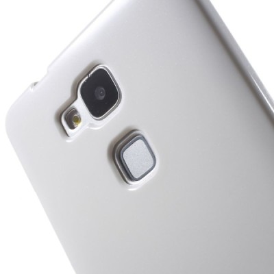 Huawei Ascend Mate 7 Mercury balts cieta silikona (TPU) apvalks / vacins.lv