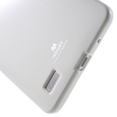 Huawei Ascend Mate 7 Mercury balts cieta silikona (TPU) apvalks / vacins.lv