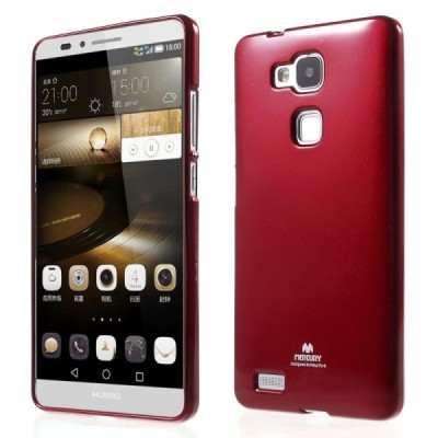 Huawei Ascend Mate 7 Mercury sarkans cieta silikona (TPU) apvalks / vacins.lv