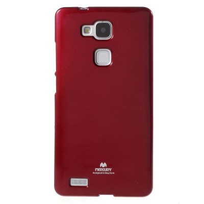 Huawei Ascend Mate 7 Mercury sarkans cieta silikona (TPU) apvalks / vacins.lv