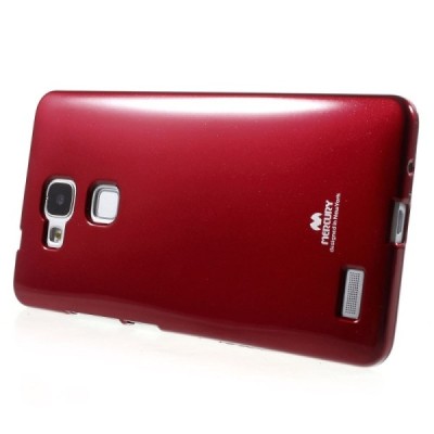 Huawei Ascend Mate 7 Mercury sarkans cieta silikona (TPU) apvalks / vacins.lv