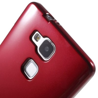 Huawei Ascend Mate 7 Mercury sarkans cieta silikona (TPU) apvalks / vacins.lv