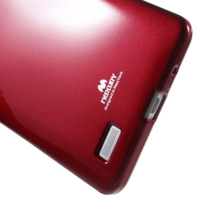 Huawei Ascend Mate 7 Mercury sarkans cieta silikona (TPU) apvalks / vacins.lv