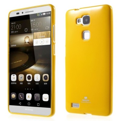 Huawei Ascend Mate 7 rožinis Mercury kieto silikono (TPU) dėklas / Priedai.lt