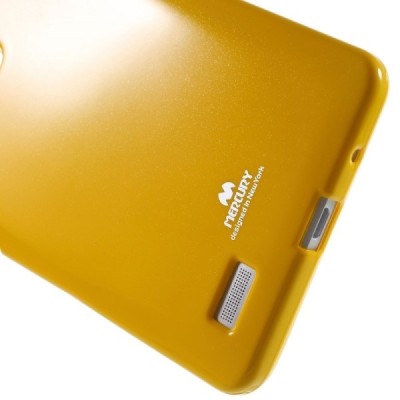 Huawei Ascend Mate 7 Mercury dzeltens cieta silikona (TPU) apvalks / vacins.lv
