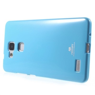 Huawei Ascend Mate 7 šviesiai mėlynas Mercury kieto silikono (TPU) dėklas / Priedai.lt