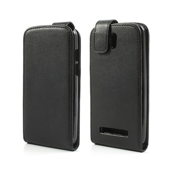 Klasikinis atverčiamas dėklas - juodas (Desire 500)