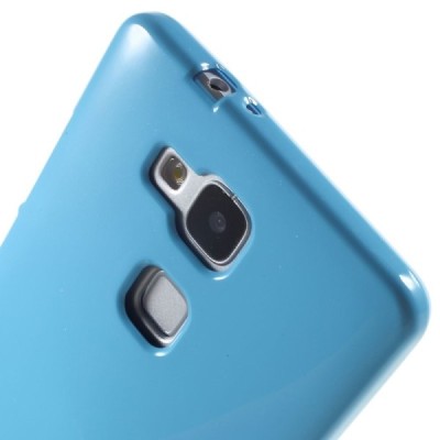 Huawei Ascend Mate 7 šviesiai mėlynas Mercury kieto silikono (TPU) dėklas / Priedai.lt