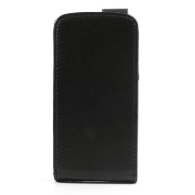 Klasikinis atverčiamas HTC Desire 500 juodas dėklas / Priedai.lt
