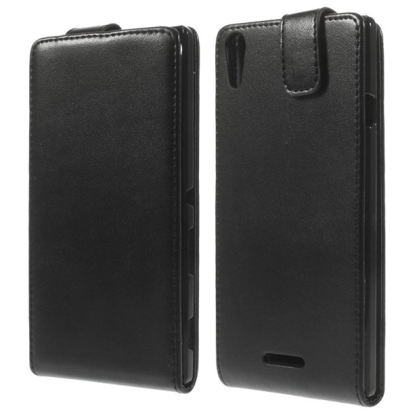 Klasisks atvēramais maciņš - melns (Xperia T3)