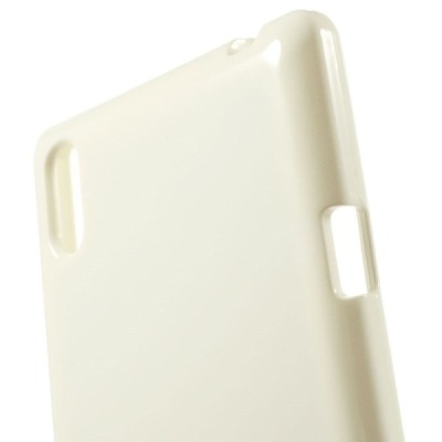 Sony Xperia T3 baltas Mercury kieto silikono (TPU) dėklas / Priedai.lt