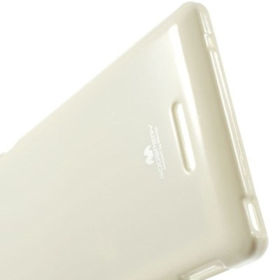Sony Xperia T3 baltas Mercury kieto silikono (TPU) dėklas / Priedai.lt