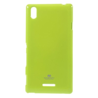 Sony Xperia T3 Mercury zaļš cieta silikona (TPU) apvalks / Vacins.lv