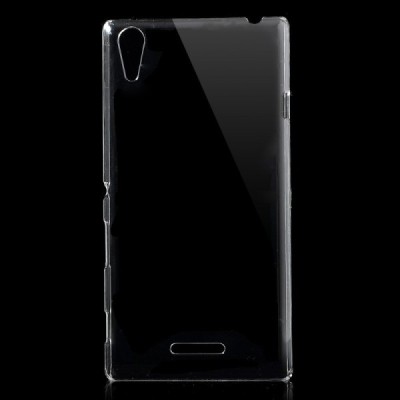 Sony Xperia T3 plastmasas dzidrs (caurspīdīgs) apvalks / Vacins.lv
