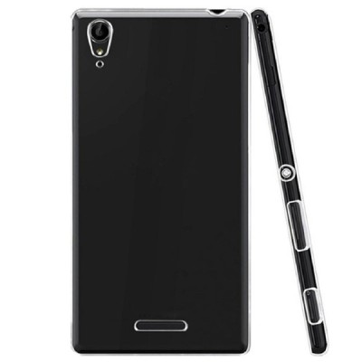 Sony Xperia T3 plastikinis skaidrus (permatomas) dėklas - nugarėlė / Priedai.lt