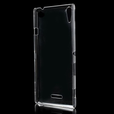 Sony Xperia T3 plastikinis skaidrus (permatomas) dėklas - nugarėlė / Priedai.lt