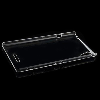 Sony Xperia T3 plastikinis skaidrus (permatomas) dėklas - nugarėlė / Priedai.lt