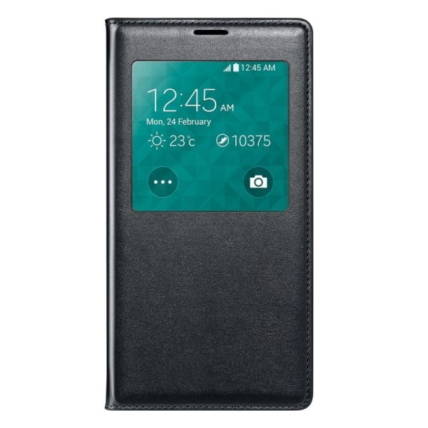 View Window“ atvēramais maciņš - melns (Galaxy S5 / S5 Neo)