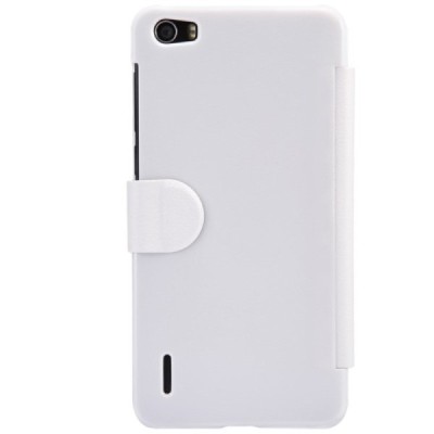 Huawei Honor 6 baltas odinis atverčiamas Nillkin Fresh dėklas / Priedai.lt