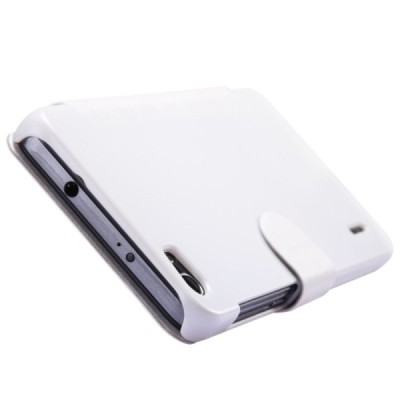 Huawei Honor 6 baltas odinis atverčiamas Nillkin Fresh dėklas / Priedai.lt