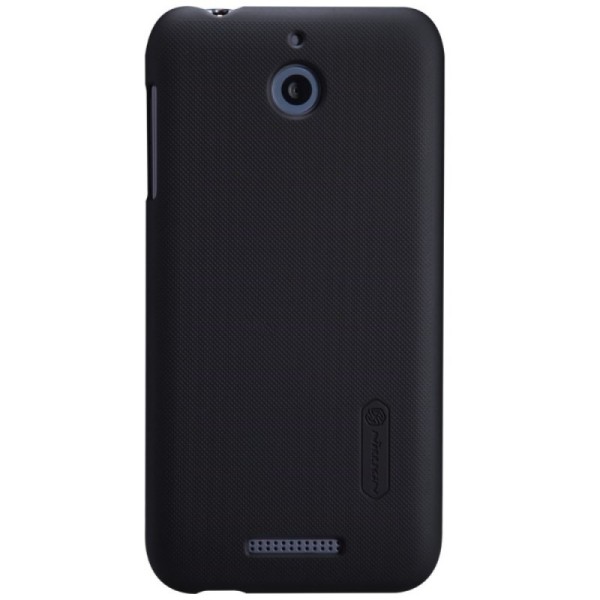 „Nillkin“ Frosted Shield apvalks - melns + ekrāna aizsargplēve (Desire 510)