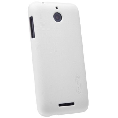 HTC Desire 510 Nillkin Frosted Shield balts plastmasas apvalks + ekrāna aizsargplēve / Vacins.lv