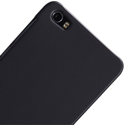 Huawei Honor 6 Nillkin Frosted Shield juodas plastikinis dėklas + apsauginė ekrano plėvelė / Priedai.lt