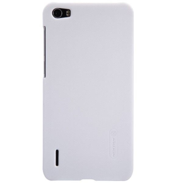 „Nillkin“ Frosted Shield dėklas - baltas + apsauginė ekrano plėvelė (Honor 6)