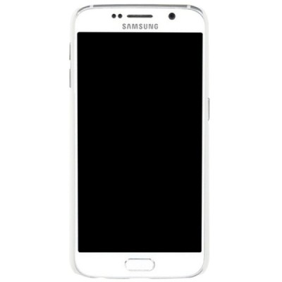 Samsung Galaxy S6 (G920) Nillkin Frosted Shield balts plastmasas apvalks + ekrāna aizsargplēve / Vacins.lv