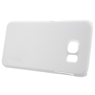 Samsung Galaxy S6 (G920) Nillkin Frosted Shield balts plastmasas apvalks + ekrāna aizsargplēve / Vacins.lv