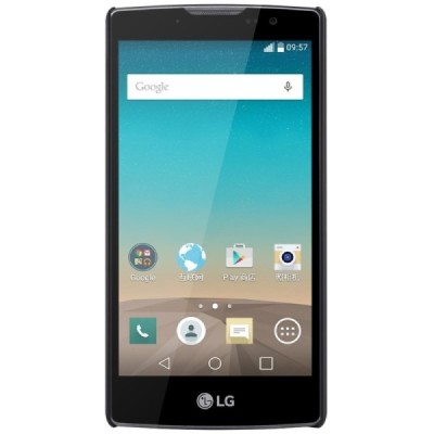 LG Spirit Nillkin Frosted Shield melns plastmasas apvalks + ekrāna aizsargplēve / Vacins.lv