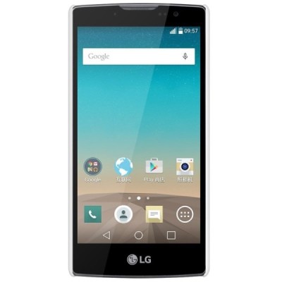 LG Spirit Nillkin Frosted Shield balts plastmasas apvalks + ekrāna aizsargplēve / Vacins.lv