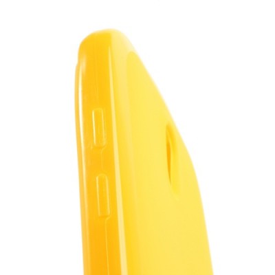 HTC Desire 500 Jelly Case dzeltens cieta silikona (TPU) futrālis / Vacins.lv