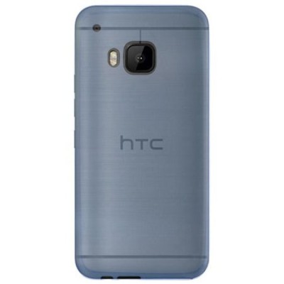 HTC One M9 dzidrs (caurspīdīgs) cieta silikona TPU pasaulē planākais zils apvalks / Vacins.lv