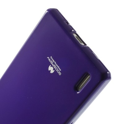 Huawei Ascend P7 Mercury violeta cieta silikona (TPU) apvalks / vacins.lv